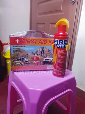 Combo Of 2 In 1 Of Fire Extinguisher And First Aid Kit