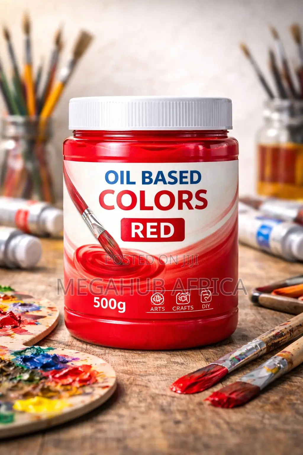 Oil-Based Color– 500g | for Cosmetic. Red/Green/Yellow/Blue, Etc