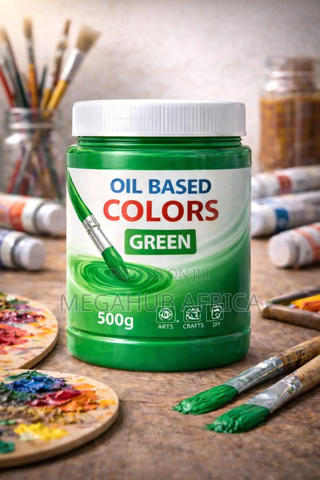Oil-Based Color– 500g | for Cosmetic. Red/Green/Yellow/Blue, Etc