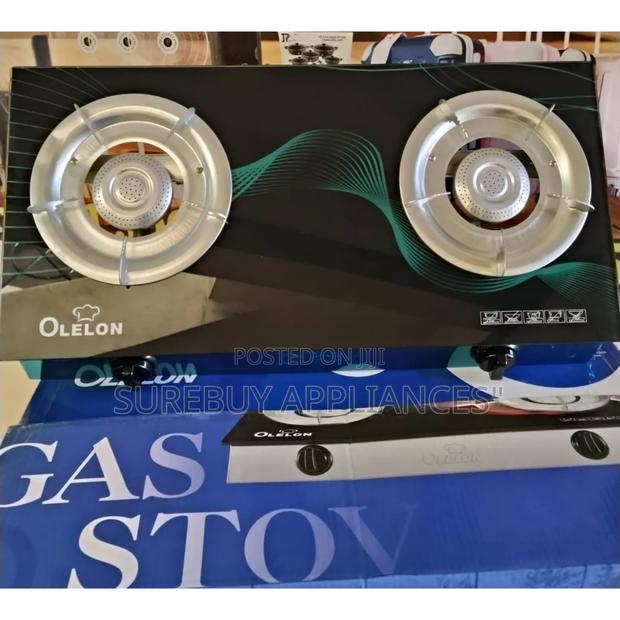 Olelon Double Burner Glass Top Cooker Efficient Heat Control