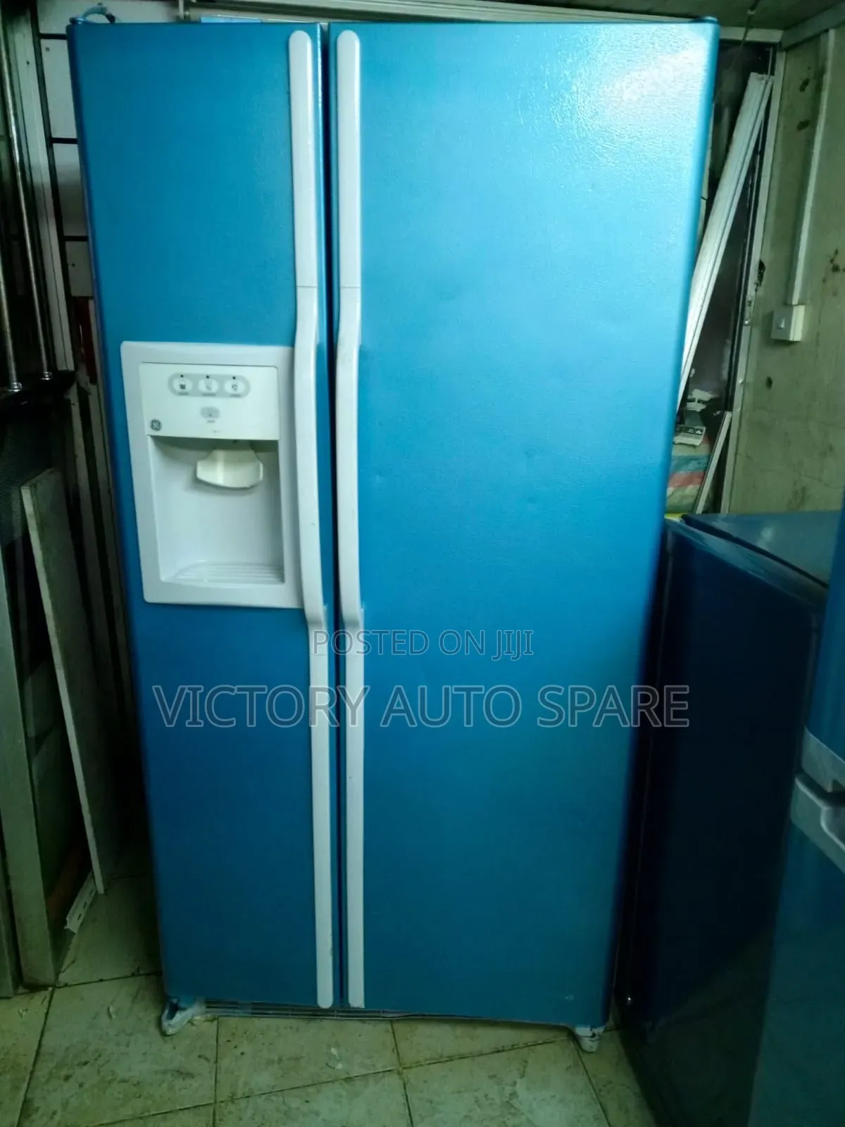 Exuk Blue Side by Side Refrigerator