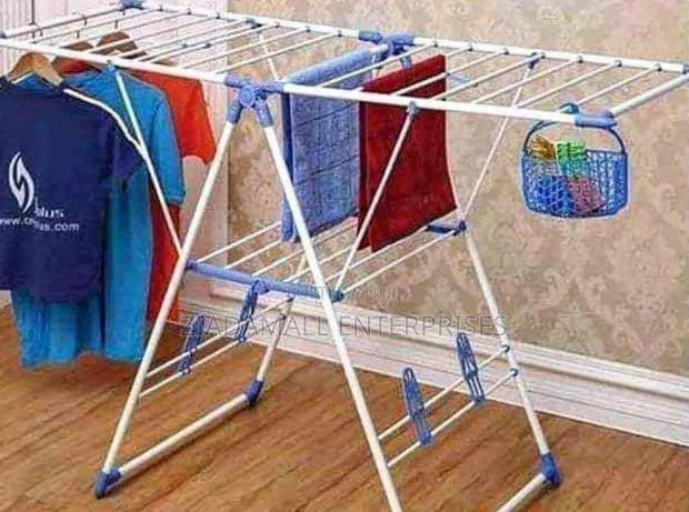 Clothe Rack Portable Foldable Clothes Rack – Easy Storage Mobility - main view