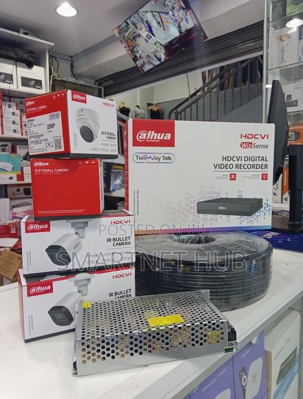 2mp Ir Dahua 4ch CCTV Kit 4 Cameras