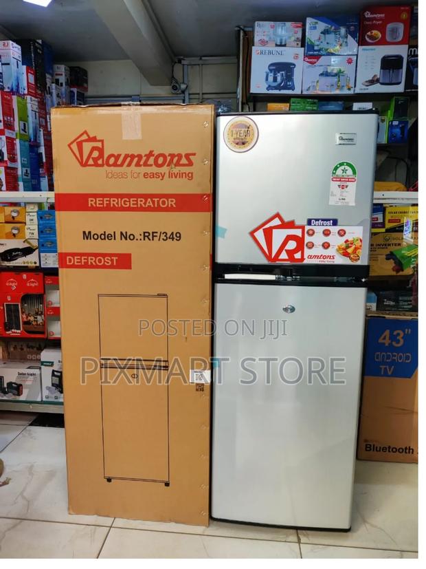 Ramtons Rf349 138l Double Door Fridge 3-Star Energy Saver