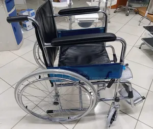 Quality Standard Wheelchair With Metallic Wheels