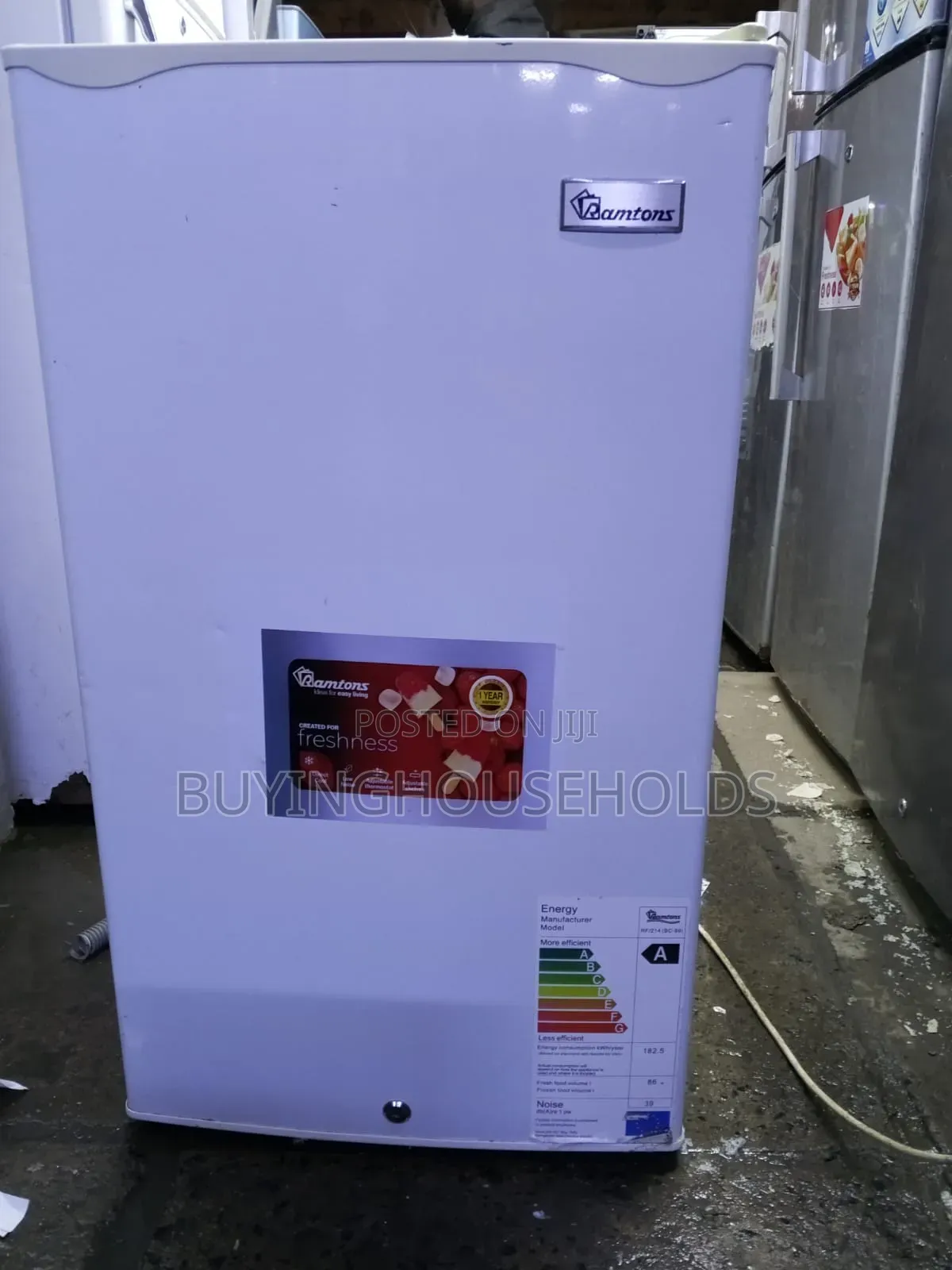 Ramtons 90l Fridge,Used