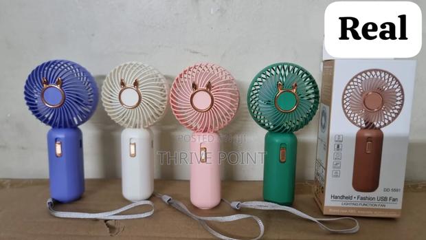 Hand Held Rechargable 2 Speed 2 Gear Lighting Mini Fan - main view