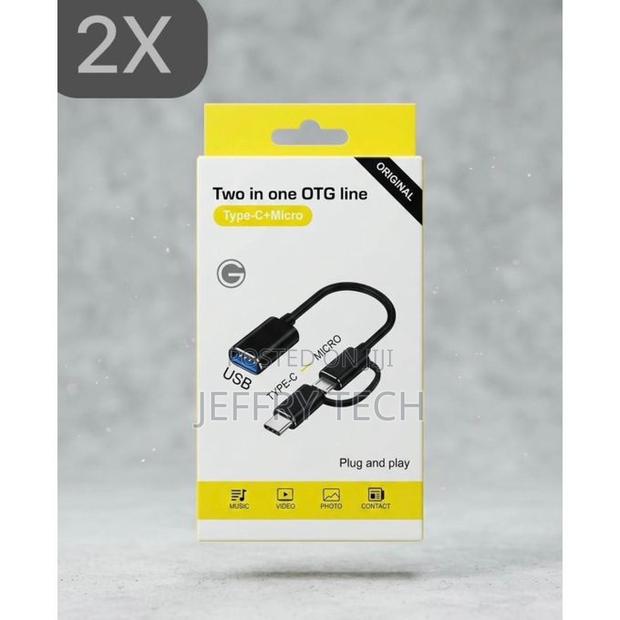 Otg 2-in-1 Adapter (Type-C Micro-Usb) to Usb 3.0 - 2-Pack