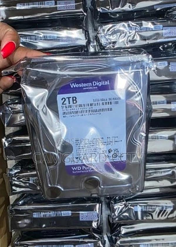 2tb Wd Purple Harddisk for Desktop/DVR