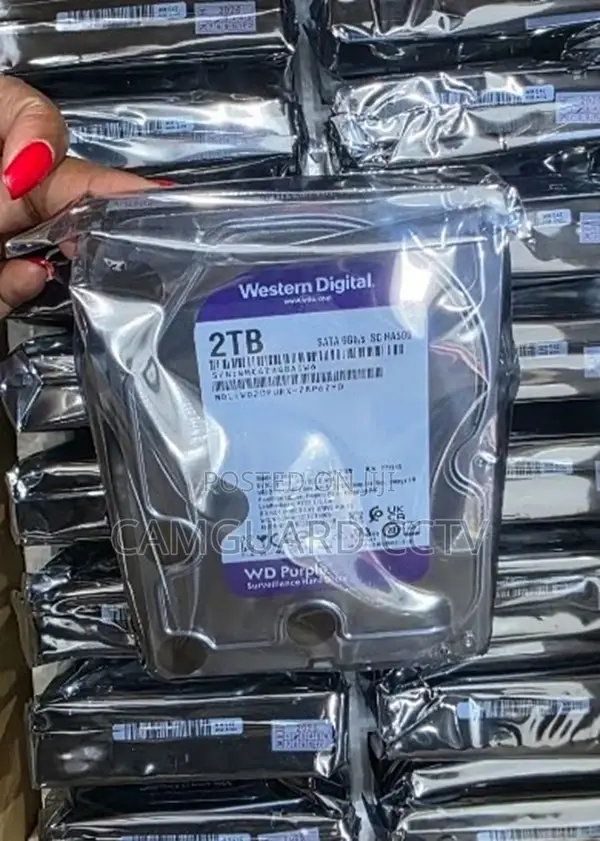 2tb Wd Purple Harddisk for Desktop/DVR