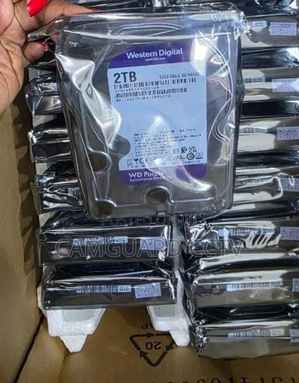 2tb Purple Hard Drive Digital Storage for CCTV DVR/NVR Systems