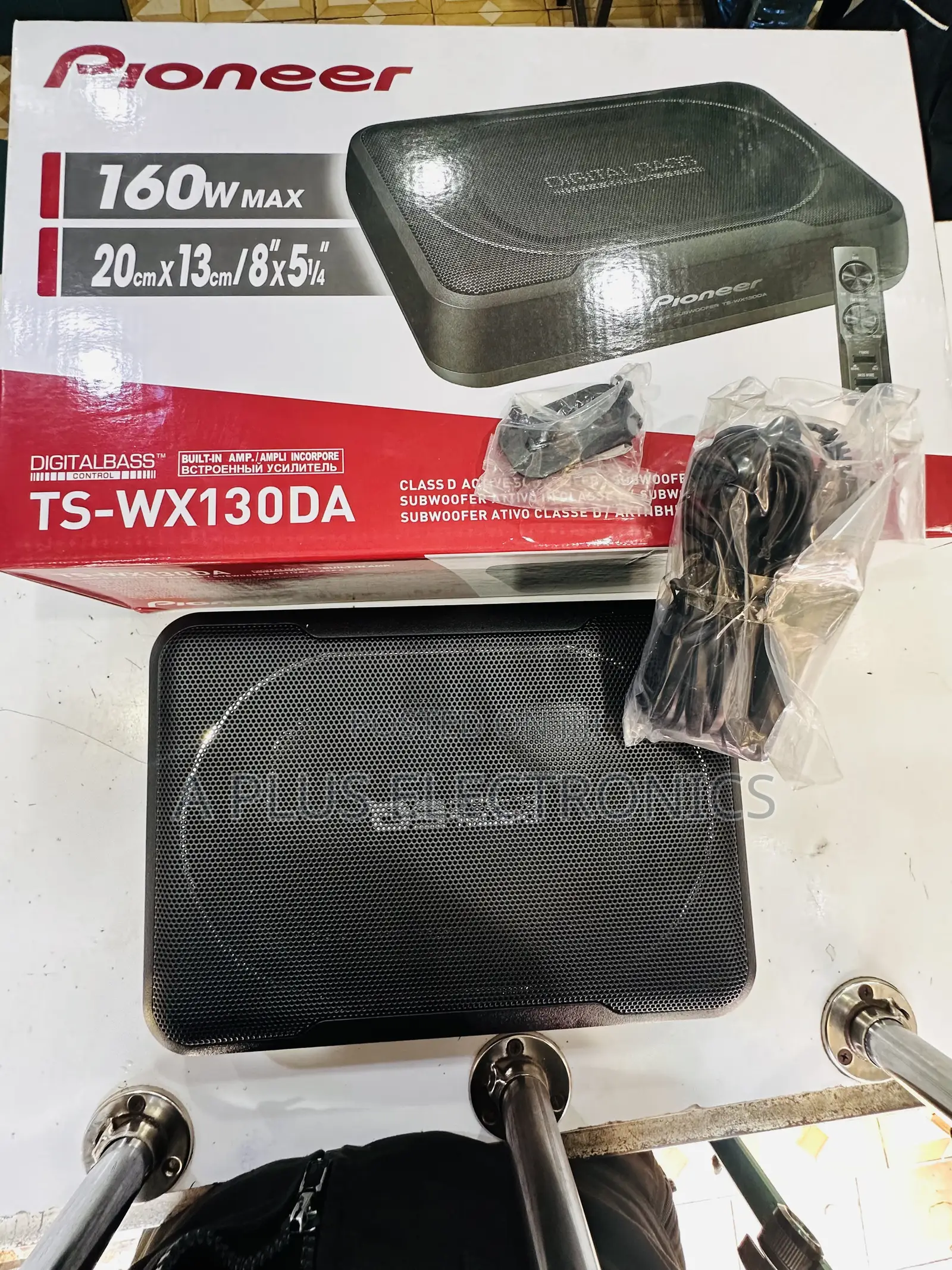 Pioneer Underseat Subwoofer Wx130a – Space-Saving Car Subwoofer