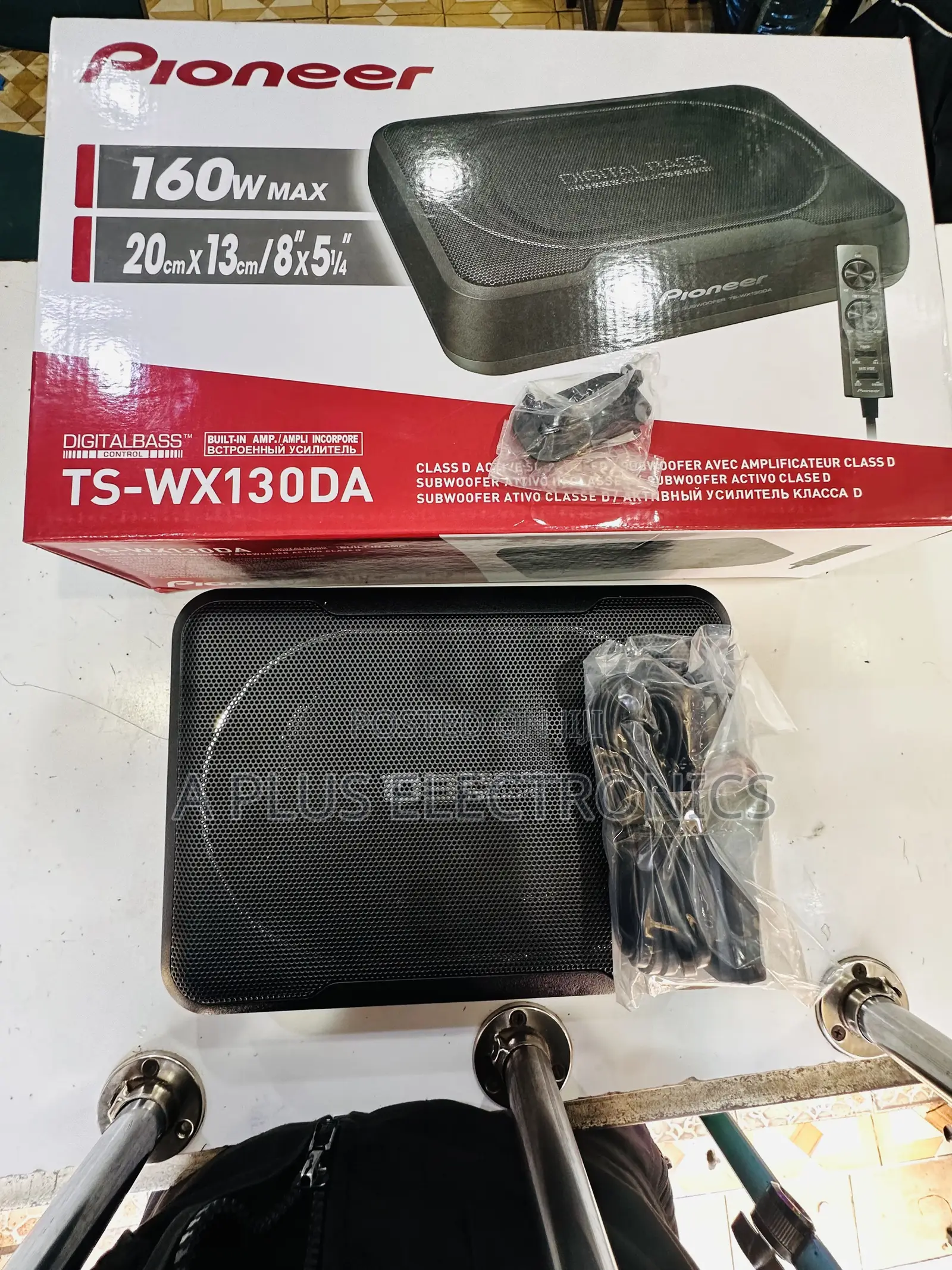 Pioneer Underseat Subwoofer Wx130a – Space-Saving Car Subwoofer