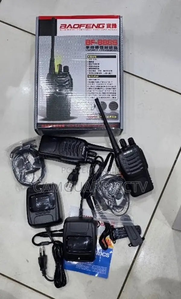 Bf-888s Baofeng Radio Call Walkie Talkies 2 Pieces Upto 3km