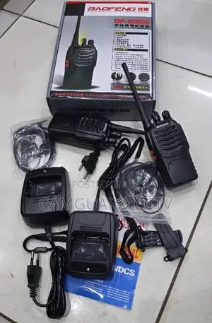 Baofeng 2 Pieces Bf-888s Walkie Talkie Radio With Earpiece