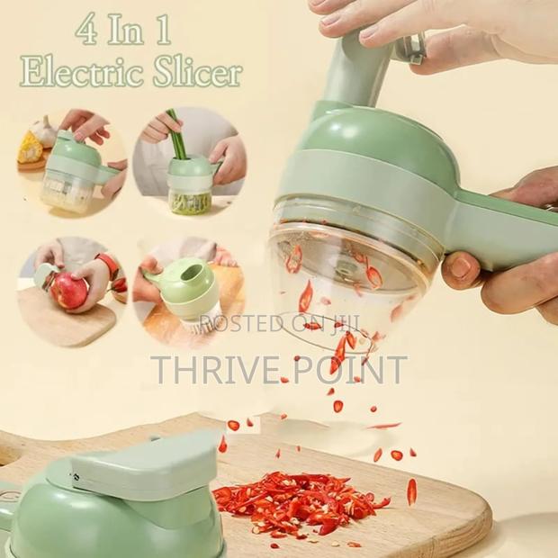 4in1 Handheld Electric Vegetable Cutter
