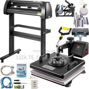 8 in 1 Heat Press and 2 Feet Plotter +Epson Printer L3250 - thumbnail 2
