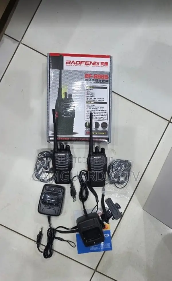 Baofeng 2 Pieces Bf-888s 3-5km Long Range Walkie Talkie Radio Calls