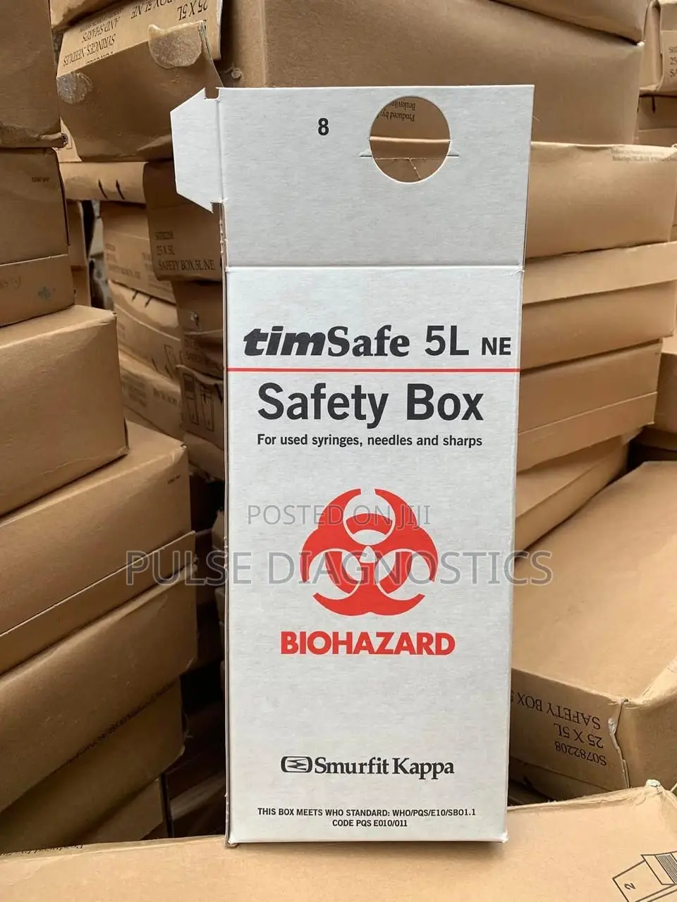 Biohazard/ Safety Box/ Sharp Box/ Sharps Disposal Container 5-Litres