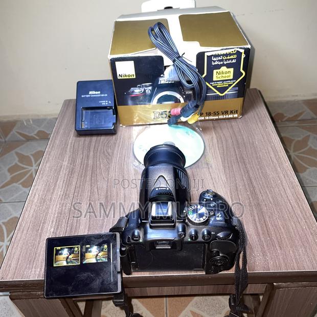 Nikon D5300 DSLR Camera (24mp, Wifi, Flip Screen) + 18–55mm Lens - thumbnail 2