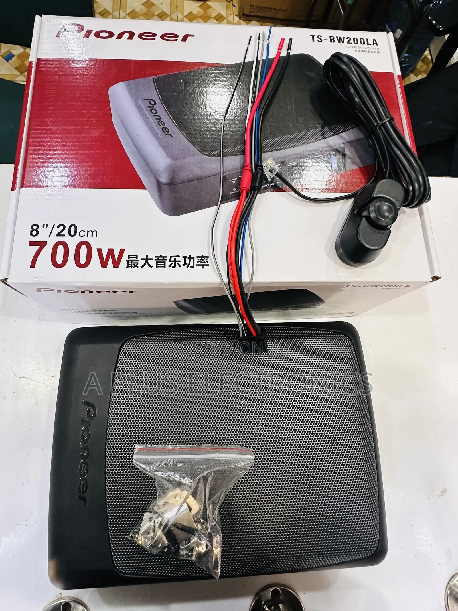Pioneer Bw200 Underseat(700w) Compact Car Subwoofer Powerful Bass