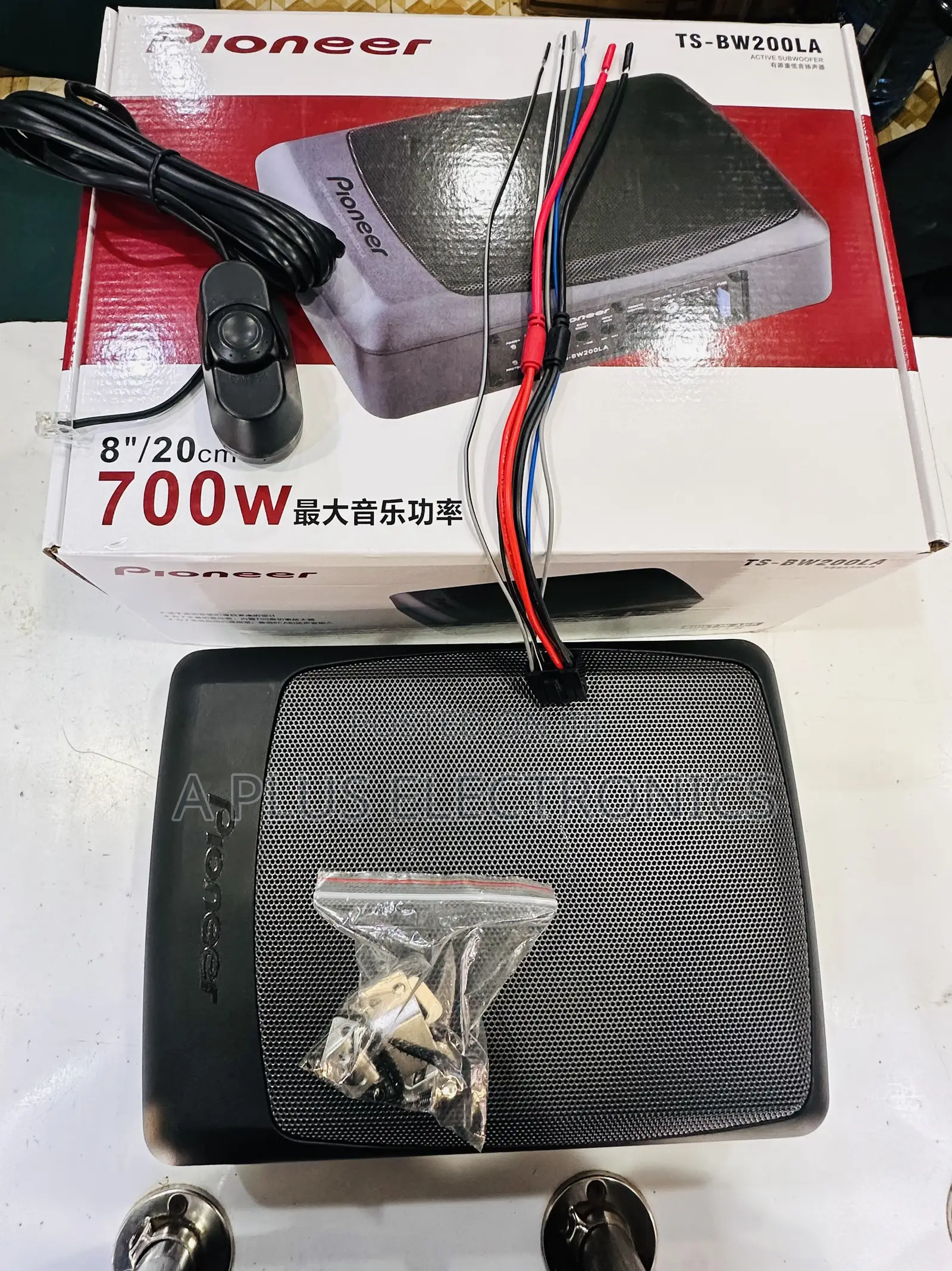Pioneer Bw200 Underseat(700w) Compact Car Subwoofer Powerful Bass