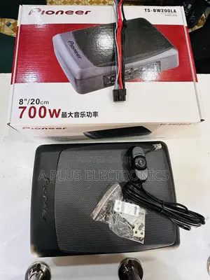 Pioneer Bw200 Underseat(700w) Slim Active Subwoofer for Cars