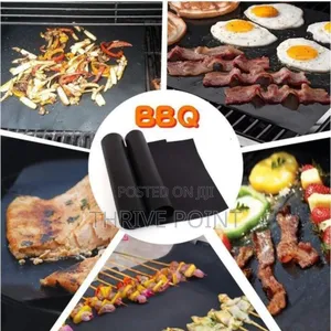 *Non-Stick BBQ Grill Mats