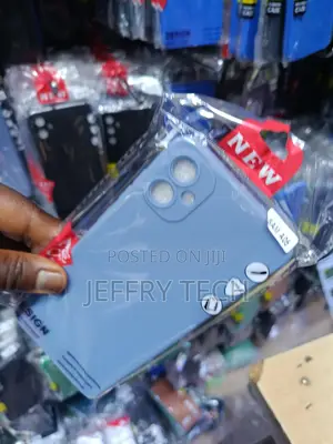 Blue Liquid Silicone Back Cover Case for the Samsung Galaxy A05.