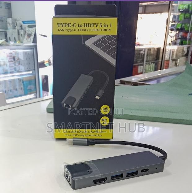 Usb Hub Type C 5 in 1 Usb -C Converter New - main view