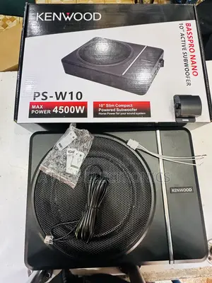 Kenwood Underseat Ps W10 (4500w) High Power Car Audio Subwoofer