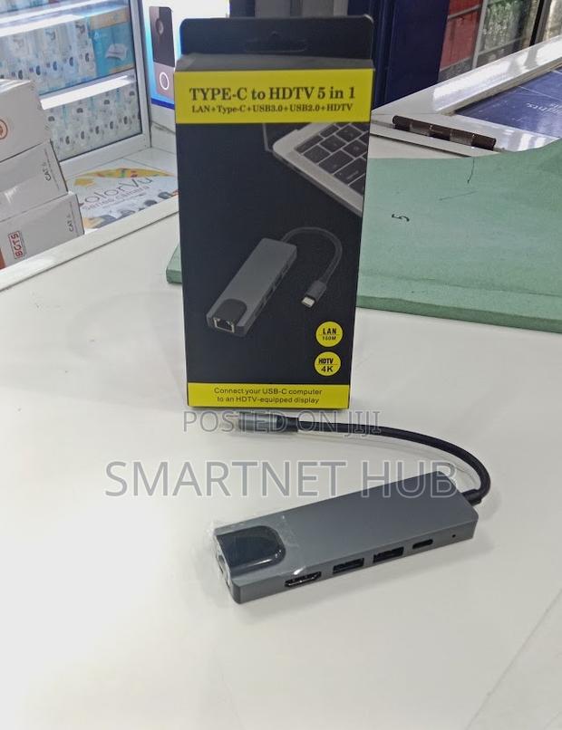 Type - C to HDTV 5 in 1 Usb Docking Station