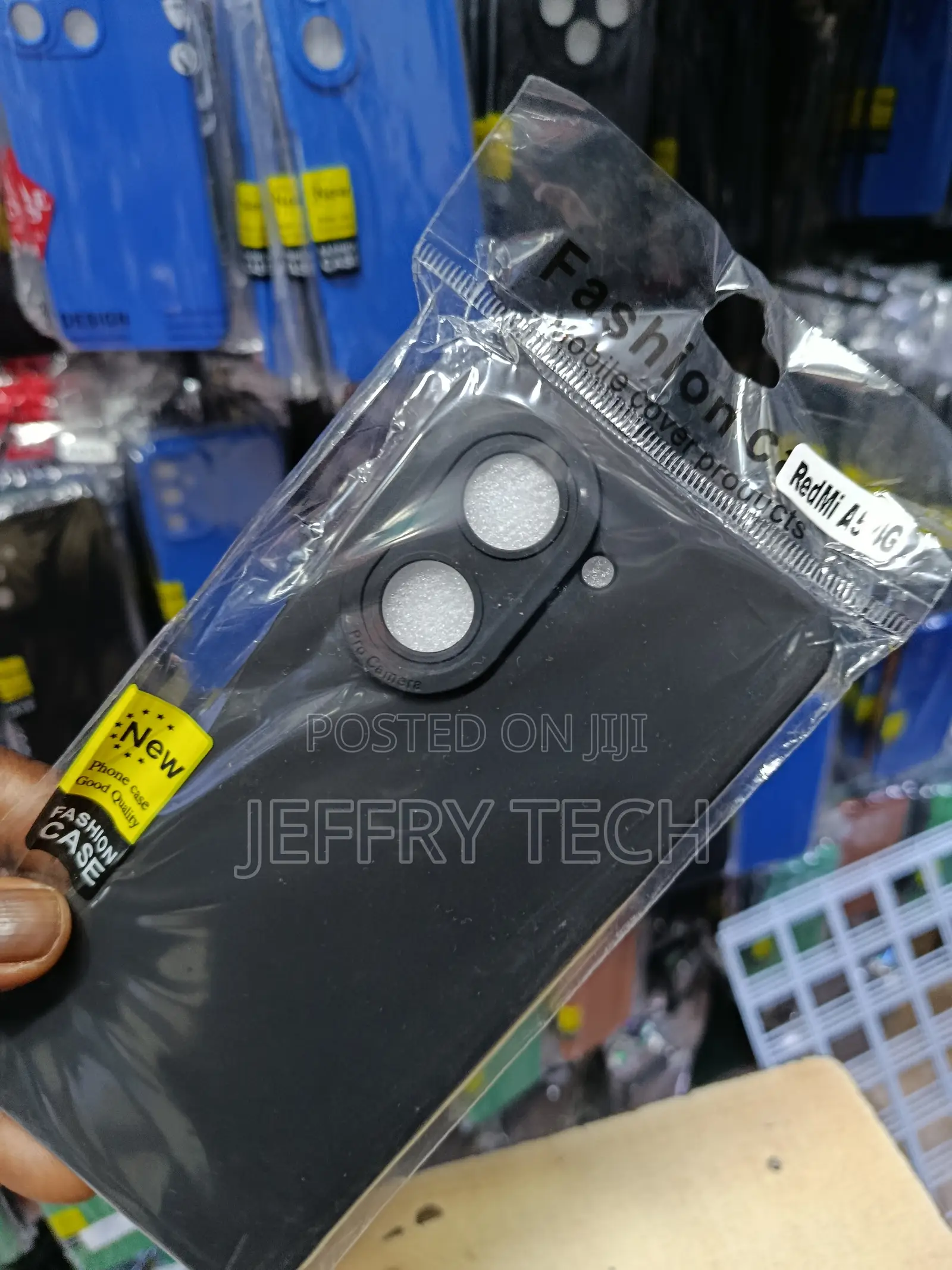 Black Matte Silicone Mobile Cover Designed for the Xiaomi Redmi 5 4g.