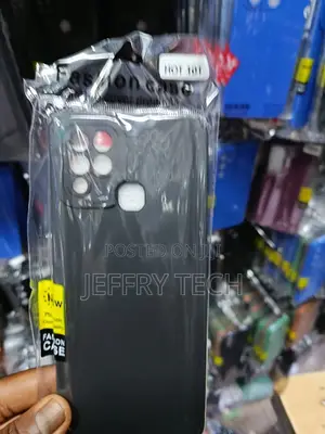 Soft Tpu Silicone Back Cover Case for the Infinix Hot 10t Smartphone.