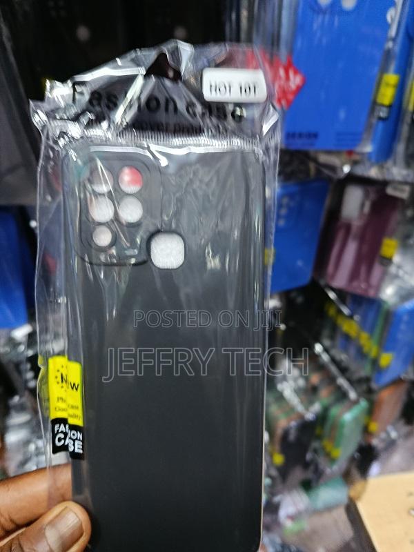 Soft Tpu Silicone Back Cover Case for the Infinix Hot 10t Smartphone.