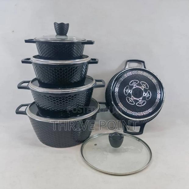 Unique 12pc Cookware Granite Cookware Set