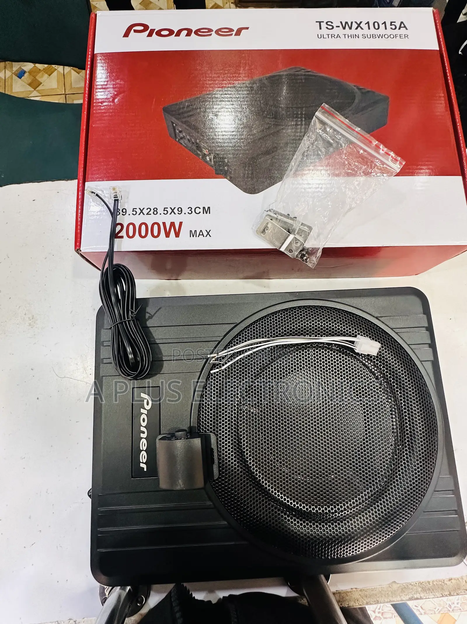 Pioneer Underseat Ts 1015a 2000w Compact Car Subwoofer – Powerful Bass