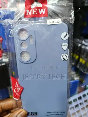 Silicone Back Cover Designed for the Infinix Hot 20.
