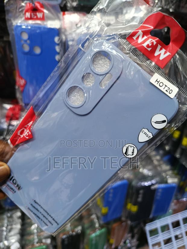Silicone Back Cover Designed for the Infinix Hot 20. - thumbnail 2