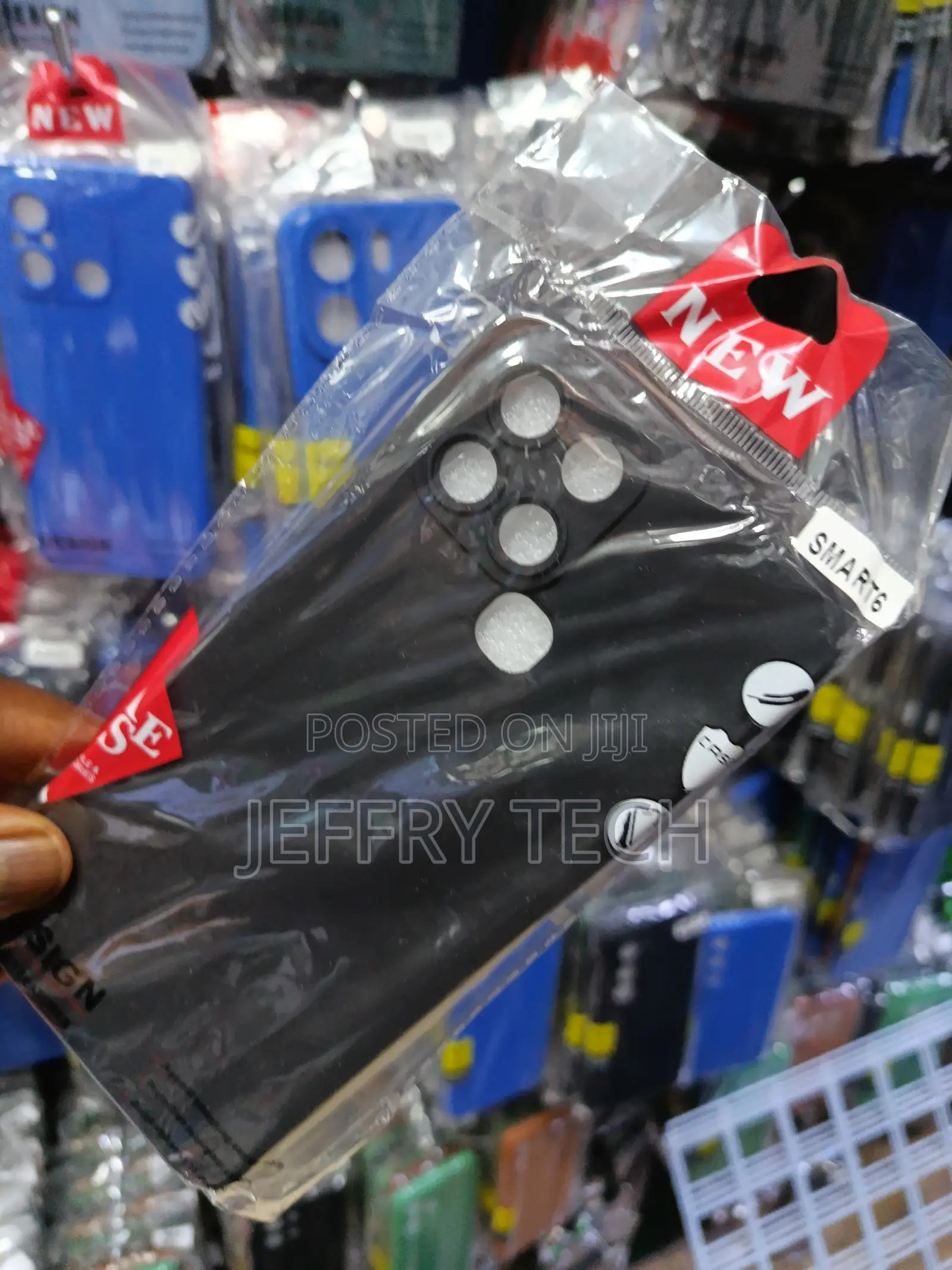 Silicone Back Cover Case for the Infinix Smart 6 Smartphone.