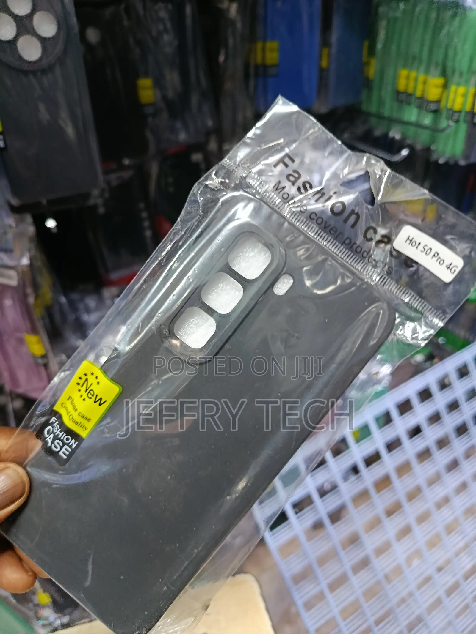 Soft Silicone Phone Case for the Infinix Hot 50 Pro 4g Smartphone.