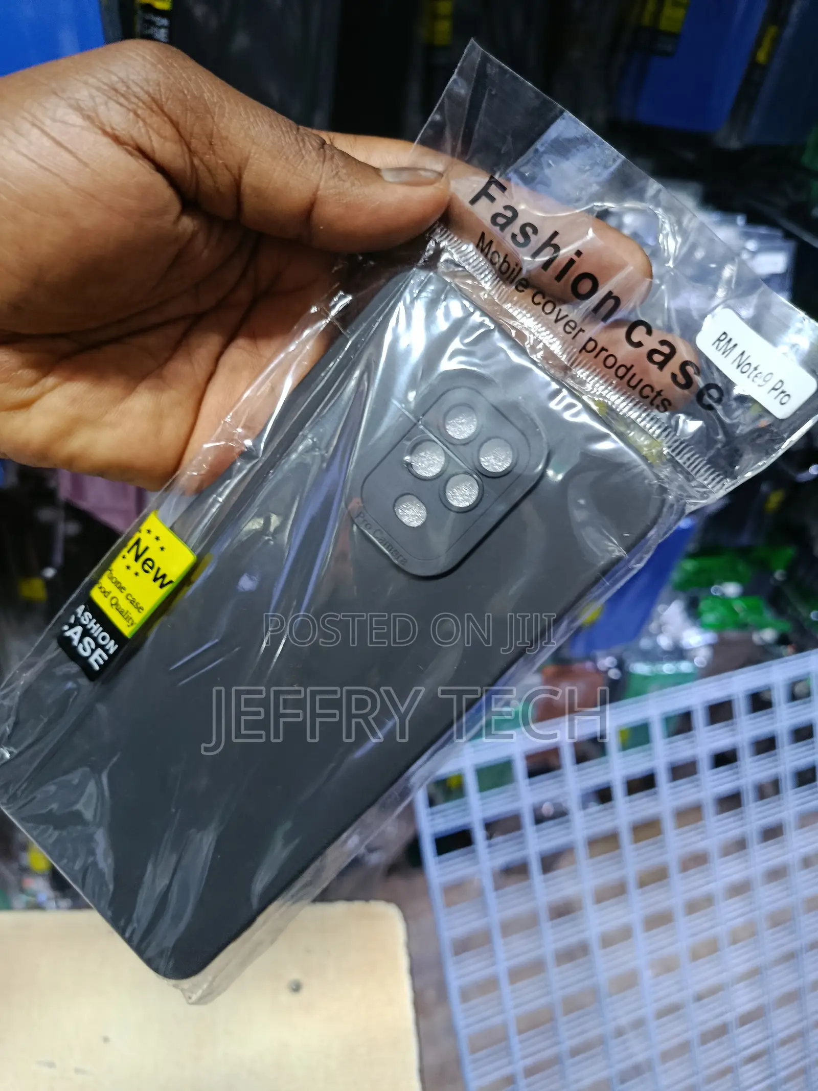 Black Silicone Phone Case Designed for the Xiaomi Redmi Note 11 Pro.