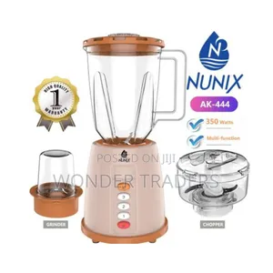 Nunix Ak-444 3in1 Blender; Grinder, Chopper.