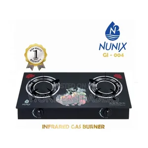 Nunix 2 Burner Infrared Gas Cooker