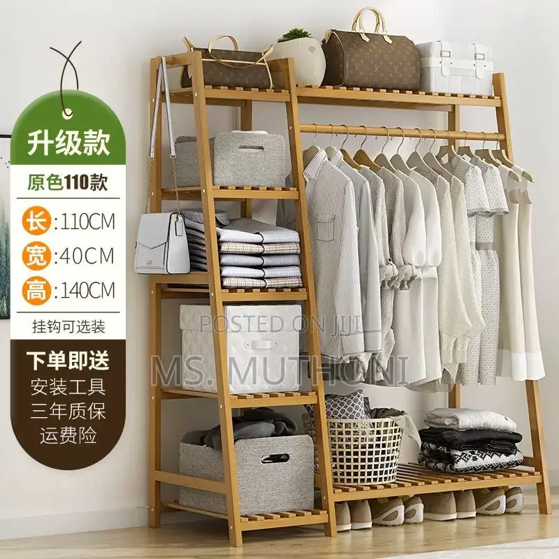 Diy Bamboo Freestanding Garment Rack