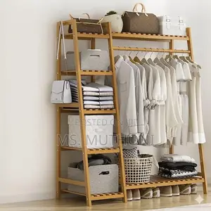 Diy Bamboo Freestanding Garment Rack