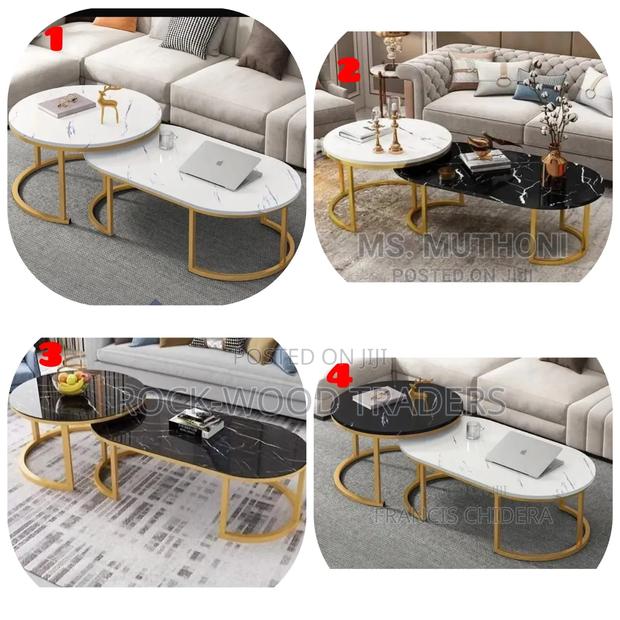 Glass Top Nesting Coffee Table