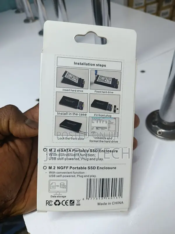 Usb 3.0 to Msata/NGFF M.2 SSD External Enclosure Case