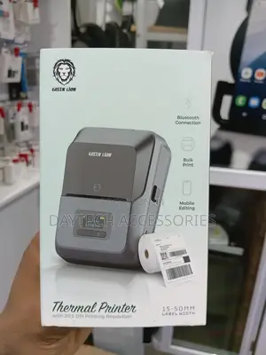 Green Lion Bluetooth Thermal Printer 15-50mm Label Width Grey