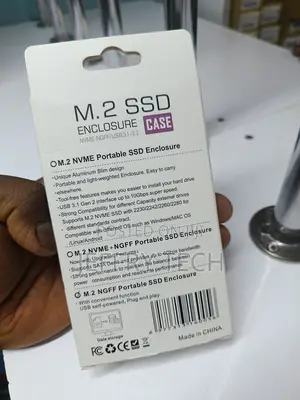 M.2 NGFF Portable SSD Enclosure Used for Data Storage